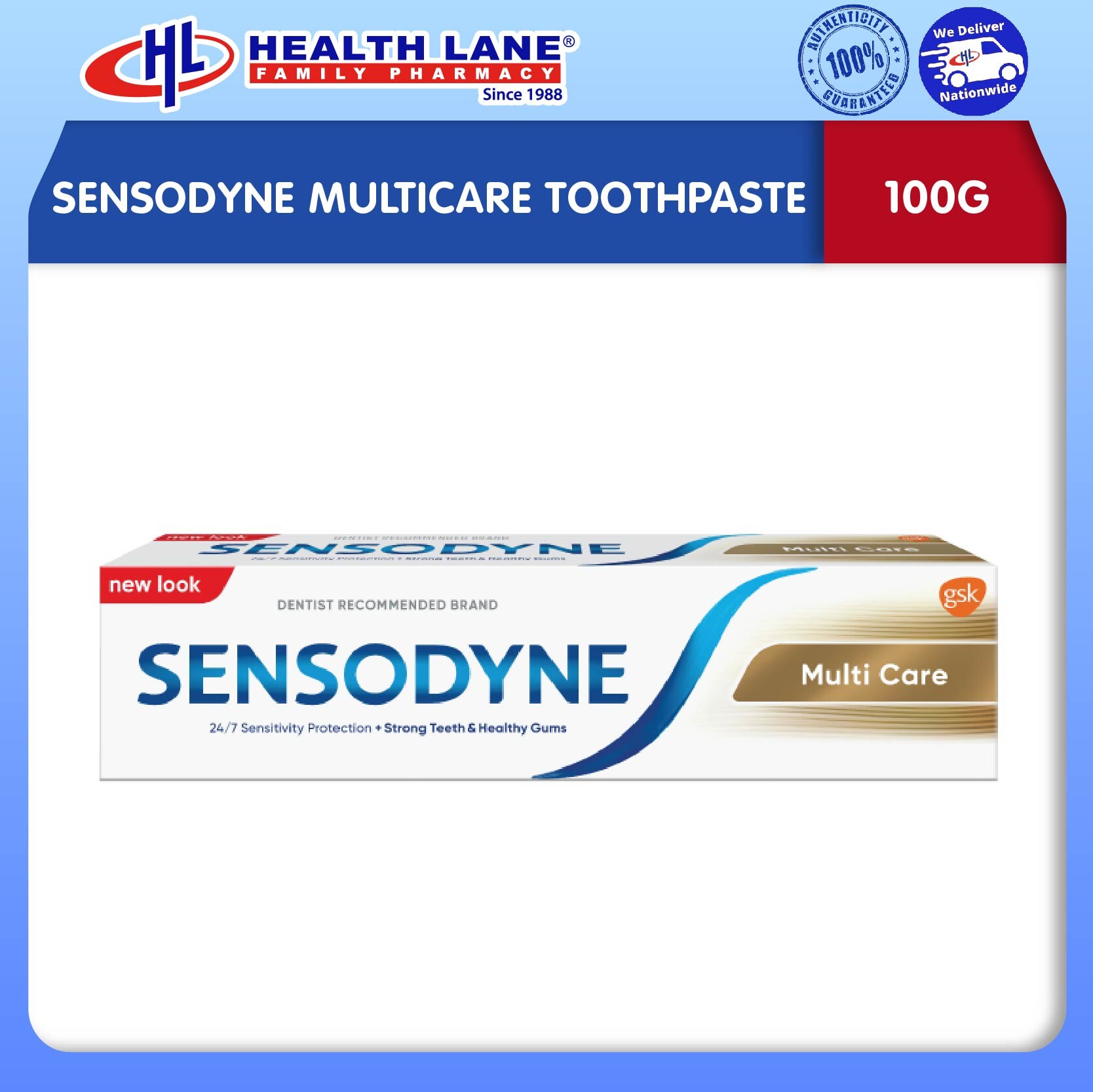 SENSODYNE MULTICARE UBAT GIGI (100G)